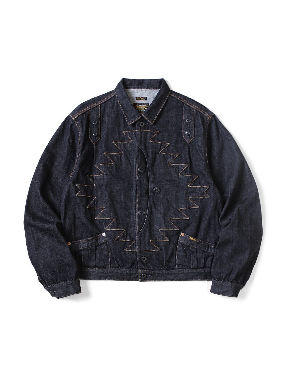 Kapital 캐피탈12oz 데님 산토도밍고 썬더버드 재킷 K2504LJ175