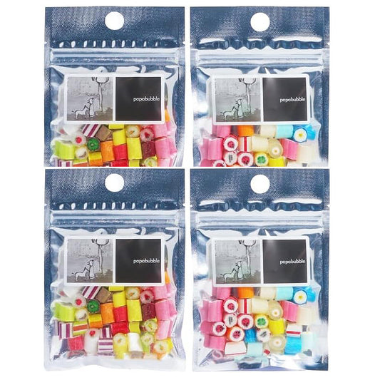 파파부블레 정번 세트 캔디 사탕 과자 40g×4봉 세트 인기 롱셀러 선물 감각적인 소형 선물